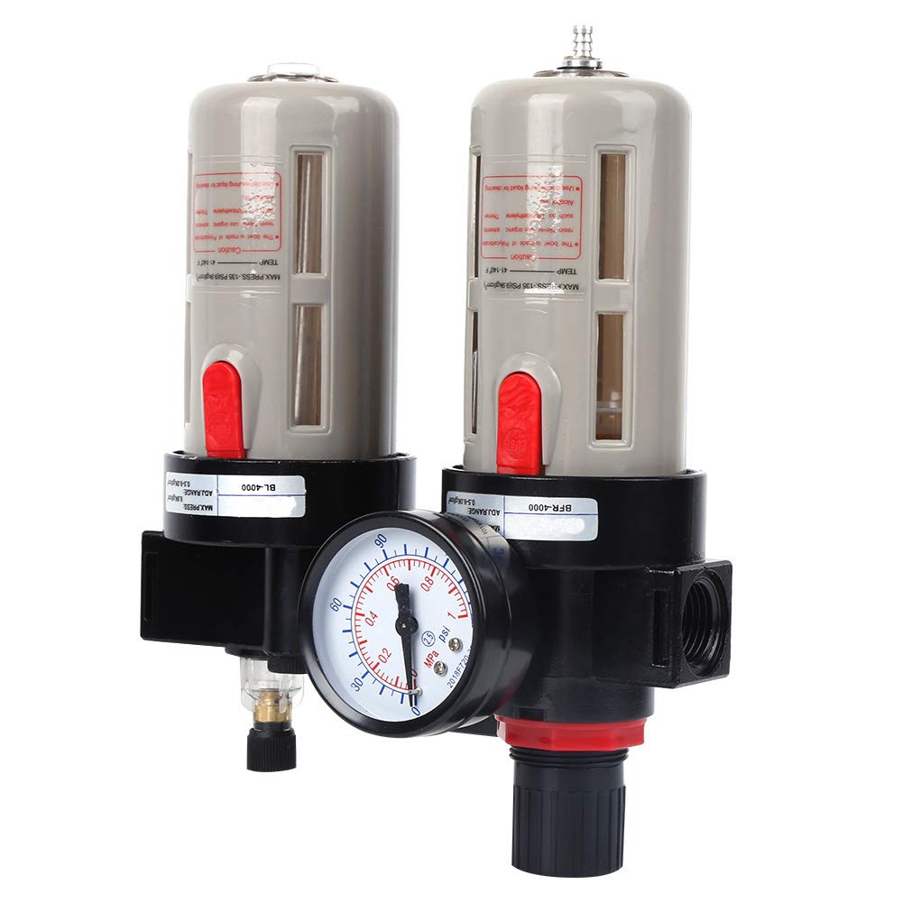 Separador de Agua y Aceite Equipo de Tratamiento Fuente Aire Manómetro para Suministros Industriales