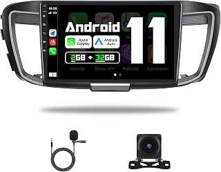 for Honda Accord 2.0L 2014 2015 2016 Android Car Stereo Wireless Apple CarPlay and Android Auto, 10.1 Inch Car Touchscreen Radio with GPS HiFi Bt FM RDS Mirror Link (2G+32G)