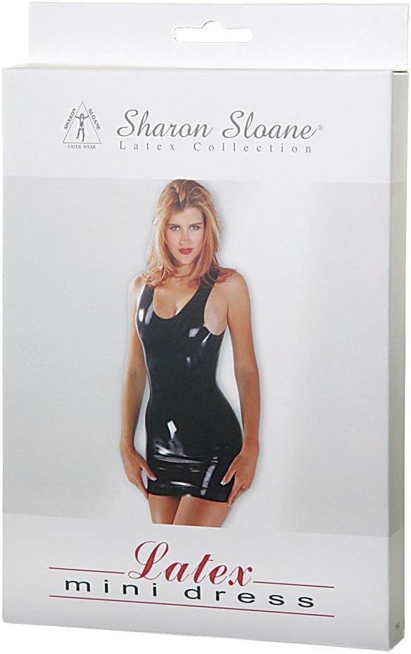 Latex Mini Dress Black Medium