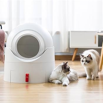 Amazon | 猫 トイレ 自動 - 45L 猫トイレ自動洗浄、猫 トイレ複数の猫
