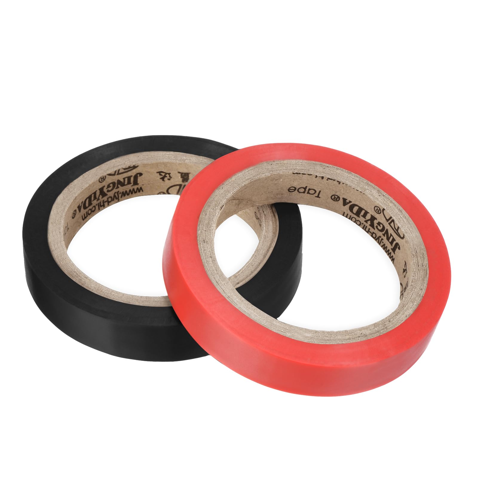 M METERXITY 2 Pack Racquet Overgrip Tape - Badminton Tennis Racket Grip Finishing Tape Wrap Tape Sticky Non-Slip, Apply to Tennis Racket (26Ft, Black/Red)