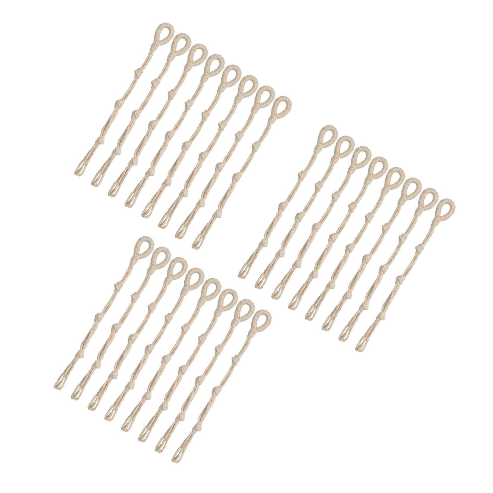 Hemobllo 3 Ensembles Corde De Suspension Macramé Ajustable Pour Plantes Rallonges De Support Pour Pots De Fleurs Décoration Intérieure Extérieure Facile À Installer Durable 8 Pièces * 3