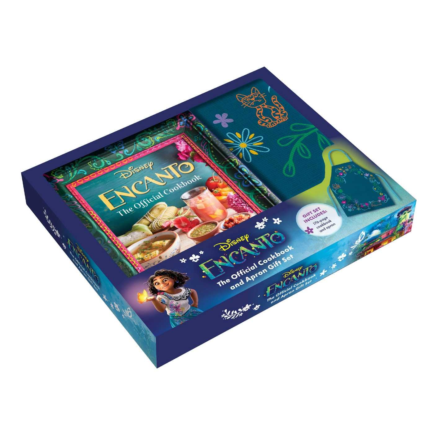 Encanto: The Official Cookbook and Apron Gift Set (Disney)      Hardcover – August 6, 2024