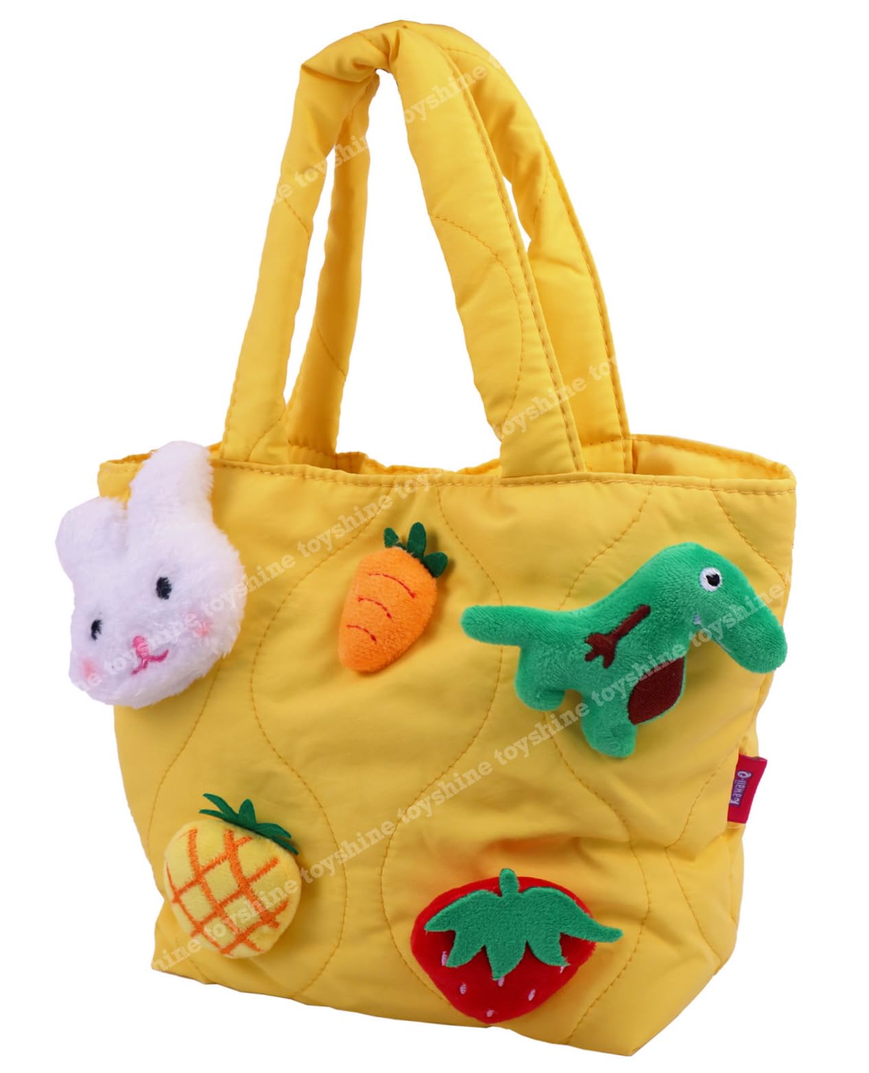 Soft Plush Cartoon Tote Bag, Girls Handbag for Travel and Multi-purpose for Bday Party Supplies