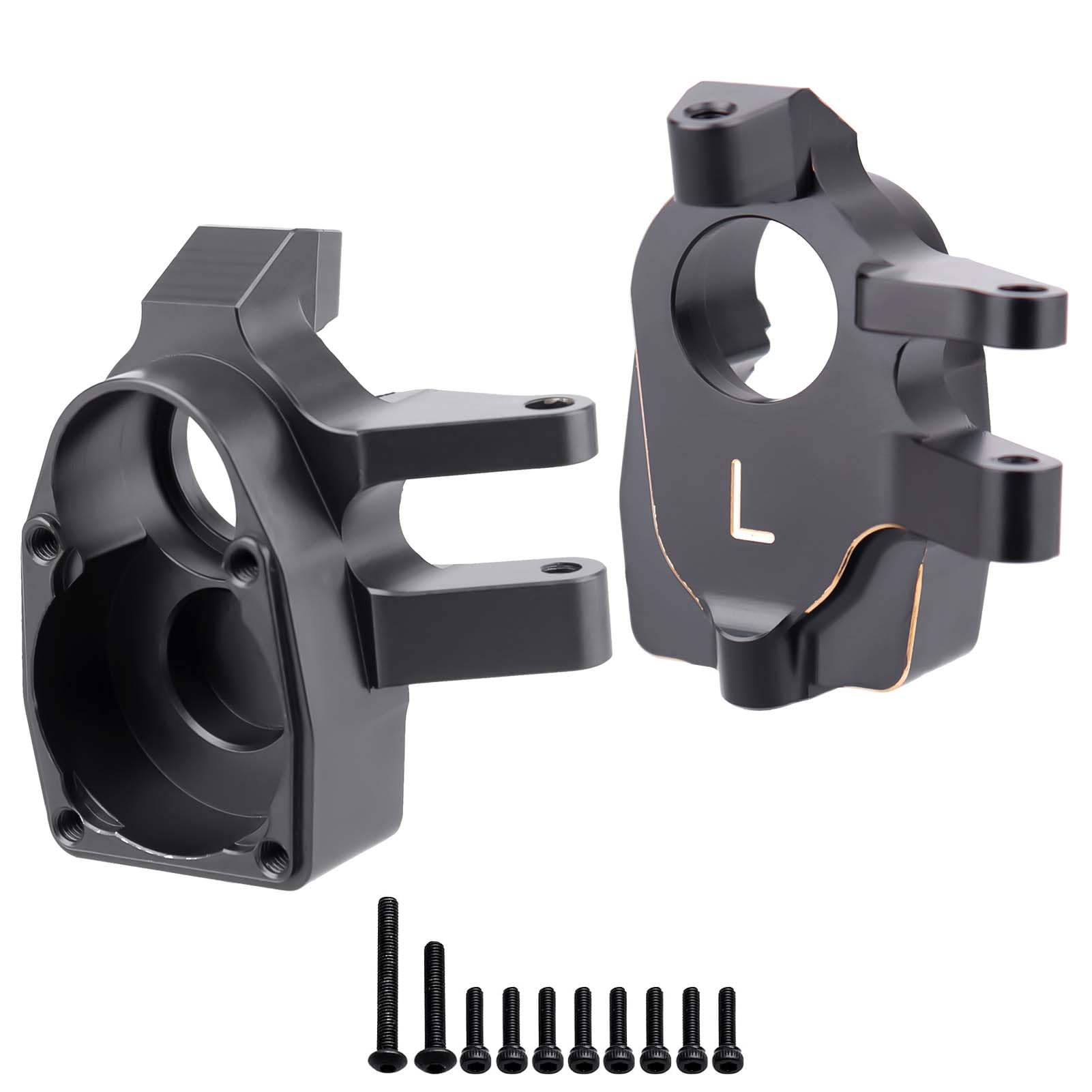 Brass Front Steering Knuckles Portal Weights for Axial Capra and SCX10 III Upgrades