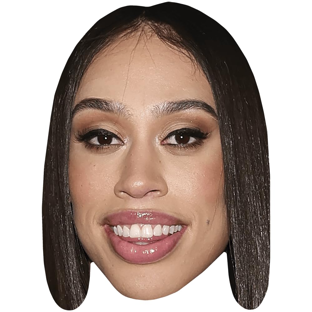 Celebrity Cutouts Lifelike Dearica Hamby (Smile) Big Head. Larger Than Life Mask.