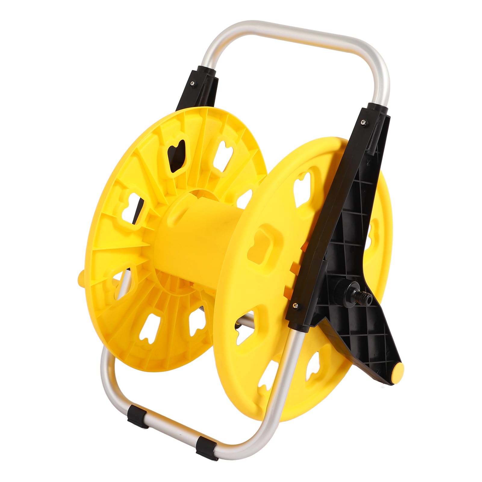 H 3050S 1/2 Pollici Avvolgitore Tubo Irrigazione Supporto Tubo Acqua Supporto Tubo Da Irrigazione Portatile Può Contenere 60M 197 Piedi di Tubi D'acqua per Giardino Esterno