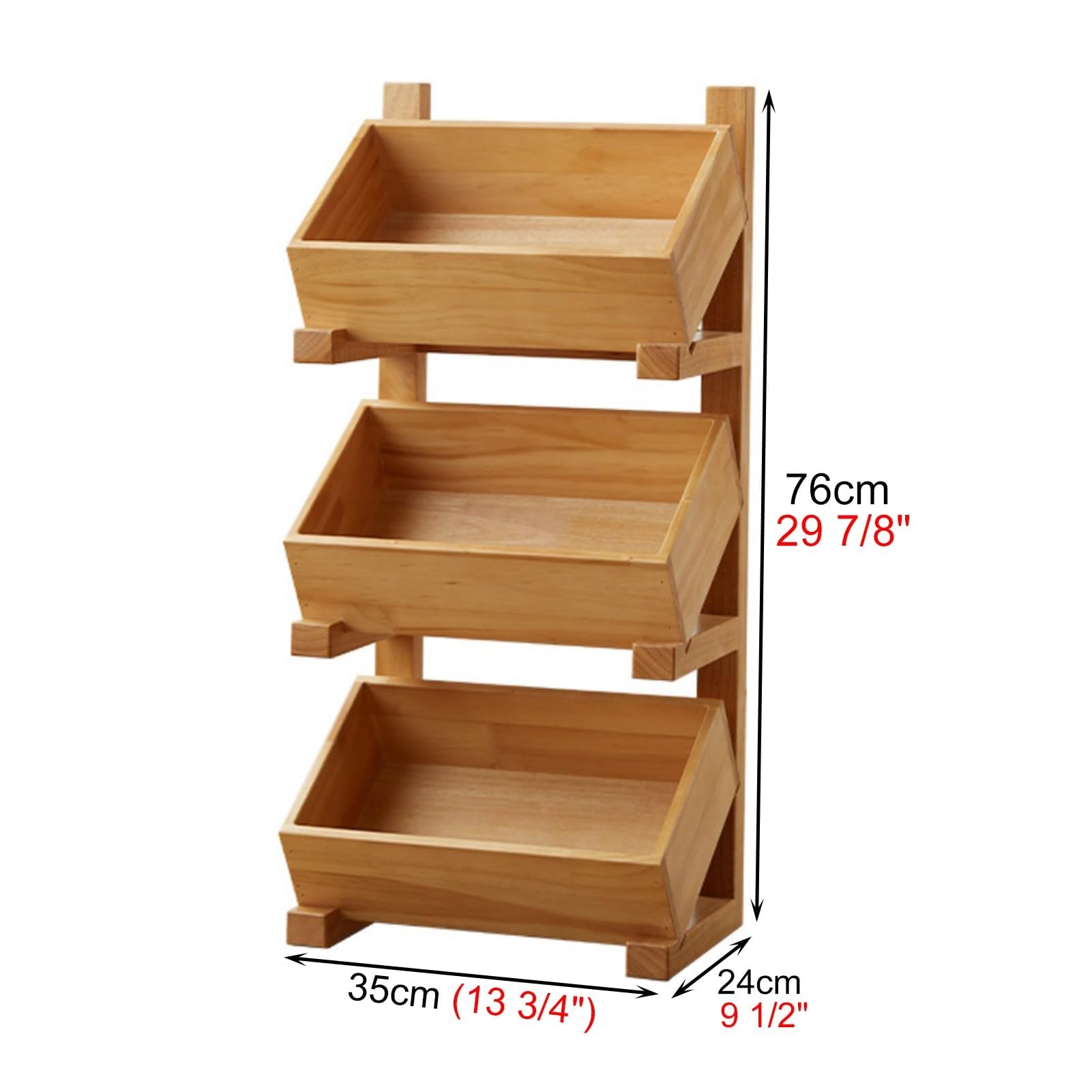Organizador de 3 Niveles para Snacks y Frutas, Verduras Aperitivos el Cine en casa (Cupboard Gadgets).