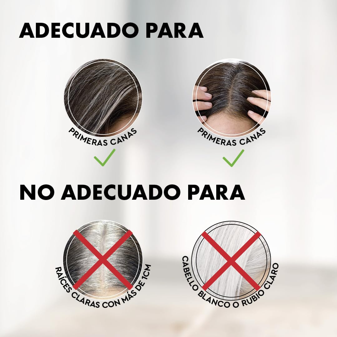 Plantur 39 Anti-Grey Effect Set con champú (200 ml) y acondicionador colorante (150 ml) – Para tonos fríos y cabello oscuro – Cubre progresivamente las canas y oscurece el cabello