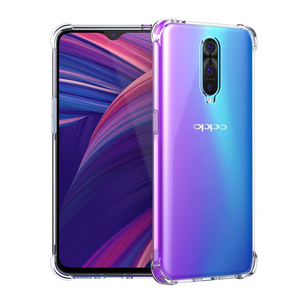 OPPO R17 Pro Protective Transparent Clear Case Shockproof Back