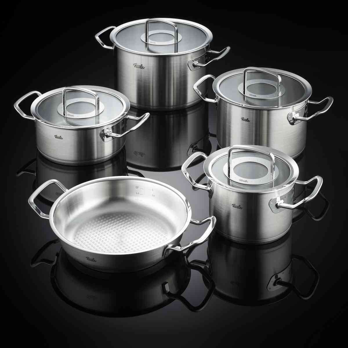 Fissler Original Profi Collection szklana pokrywka/zapasowa pokrywka (Ø 24 cm) do garnków, odporna na wysokie temperatury
