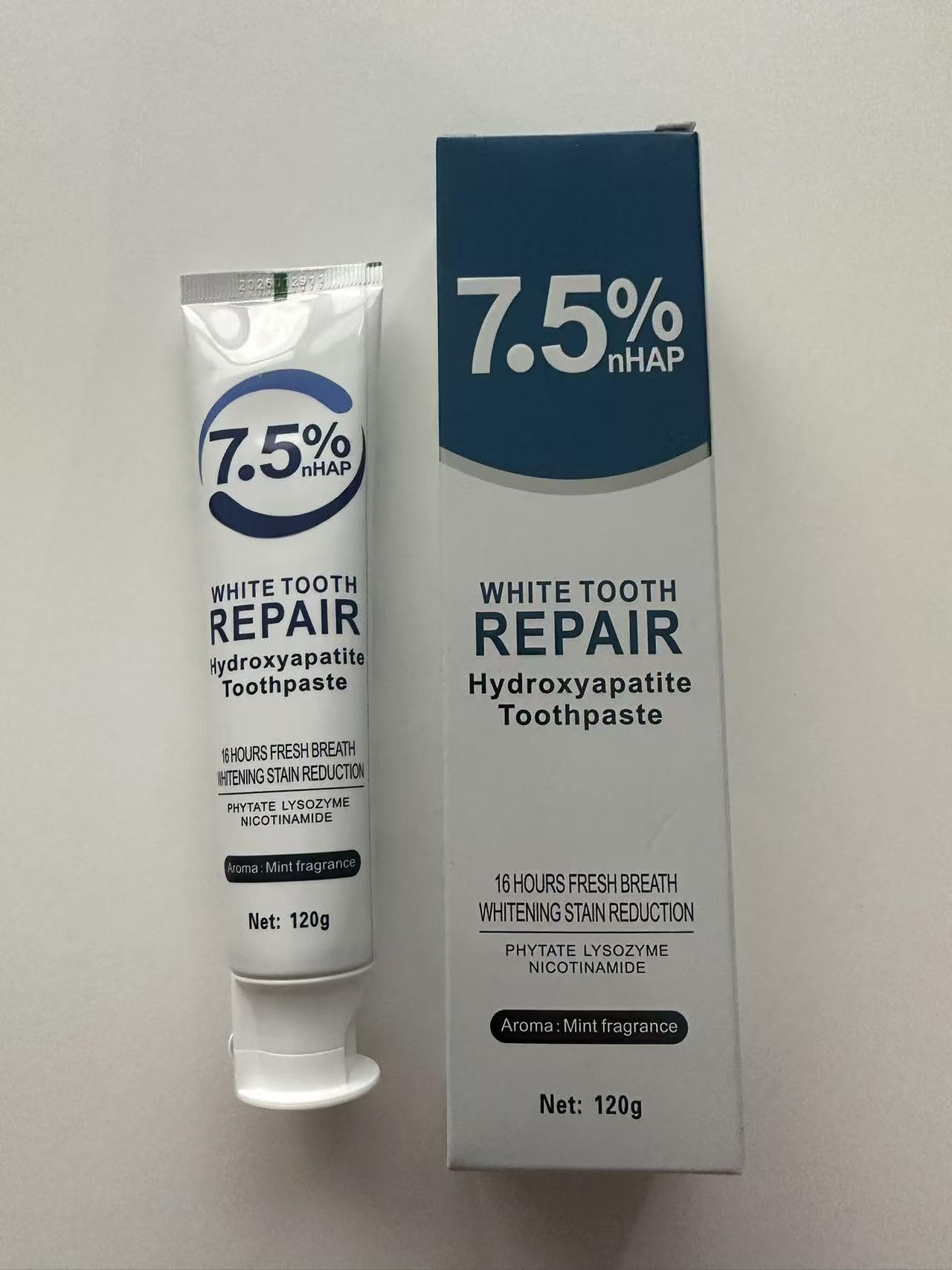 7.5% Hydroxyapatite Toothpaste by Zaucet