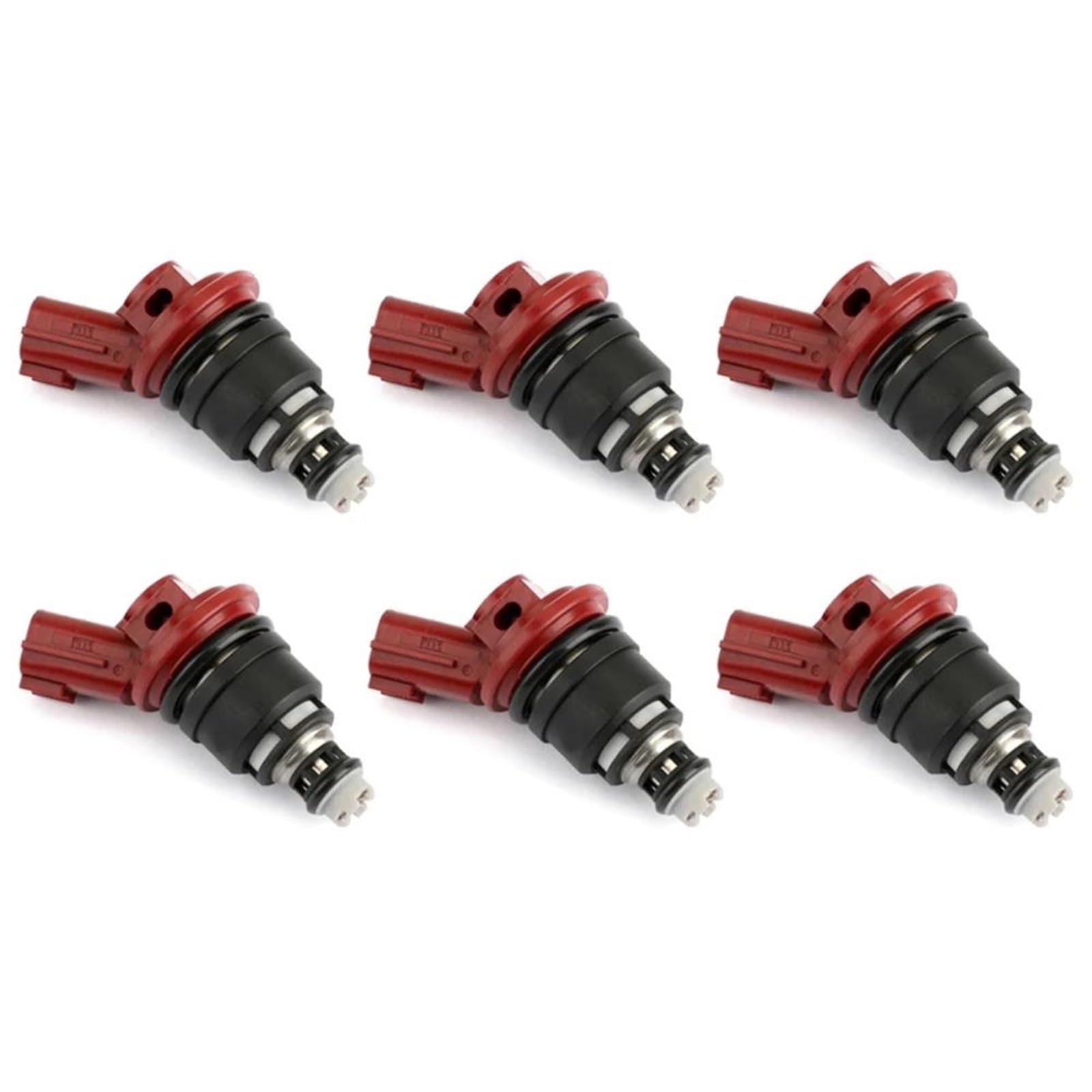 Jycnvktp One Color 1660096E01 For Infiniti For I30 1996 1997 1998 1999 6X Fuel Injectors Nozzle Assy Engine Flow Match Fuel Nozzle