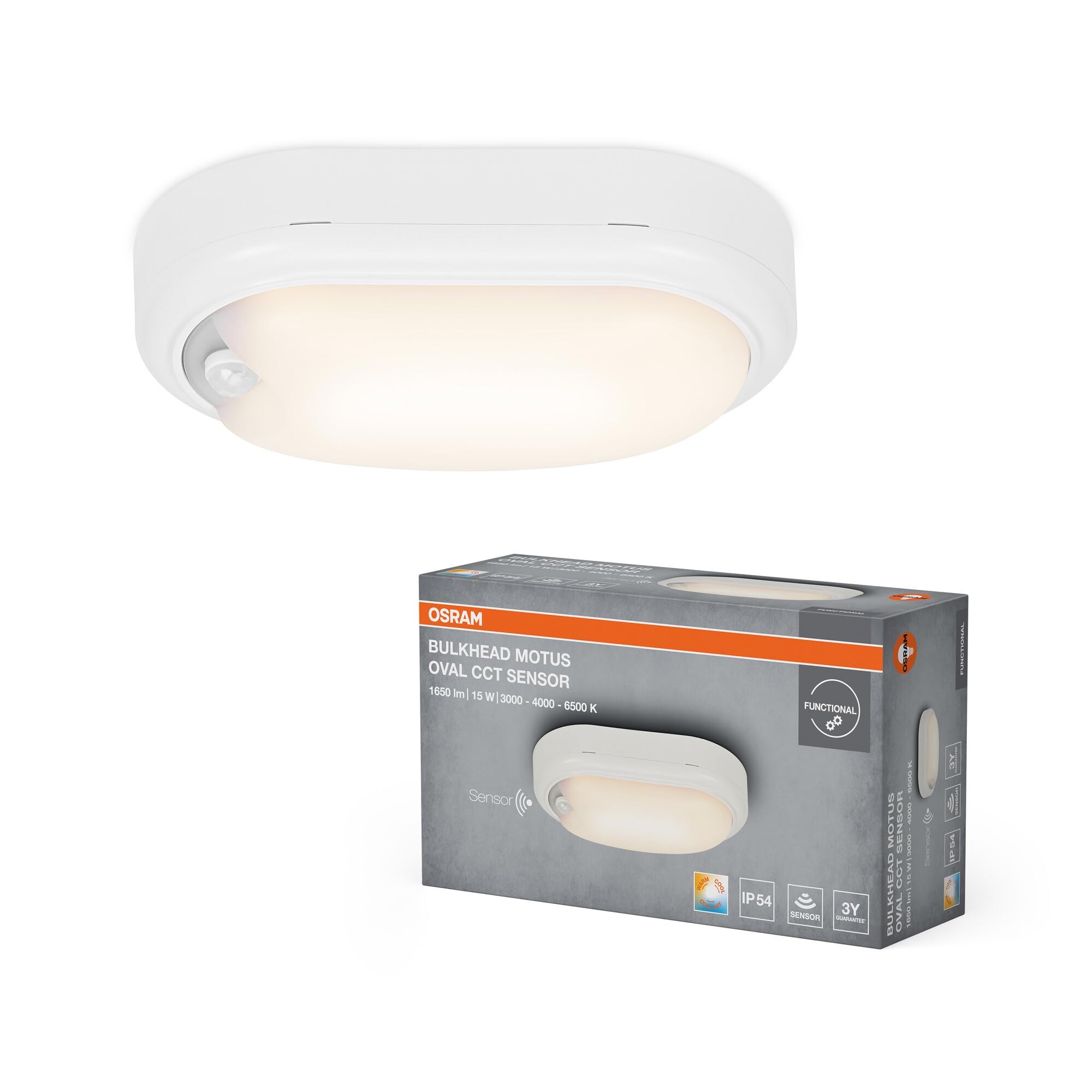 Plafón OSRAM blanco que elimina la fatiga visual con tonos regulables 6