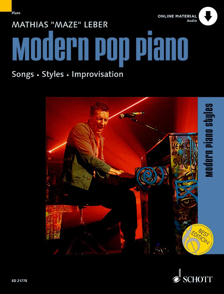 Modern pop piano piano +cd