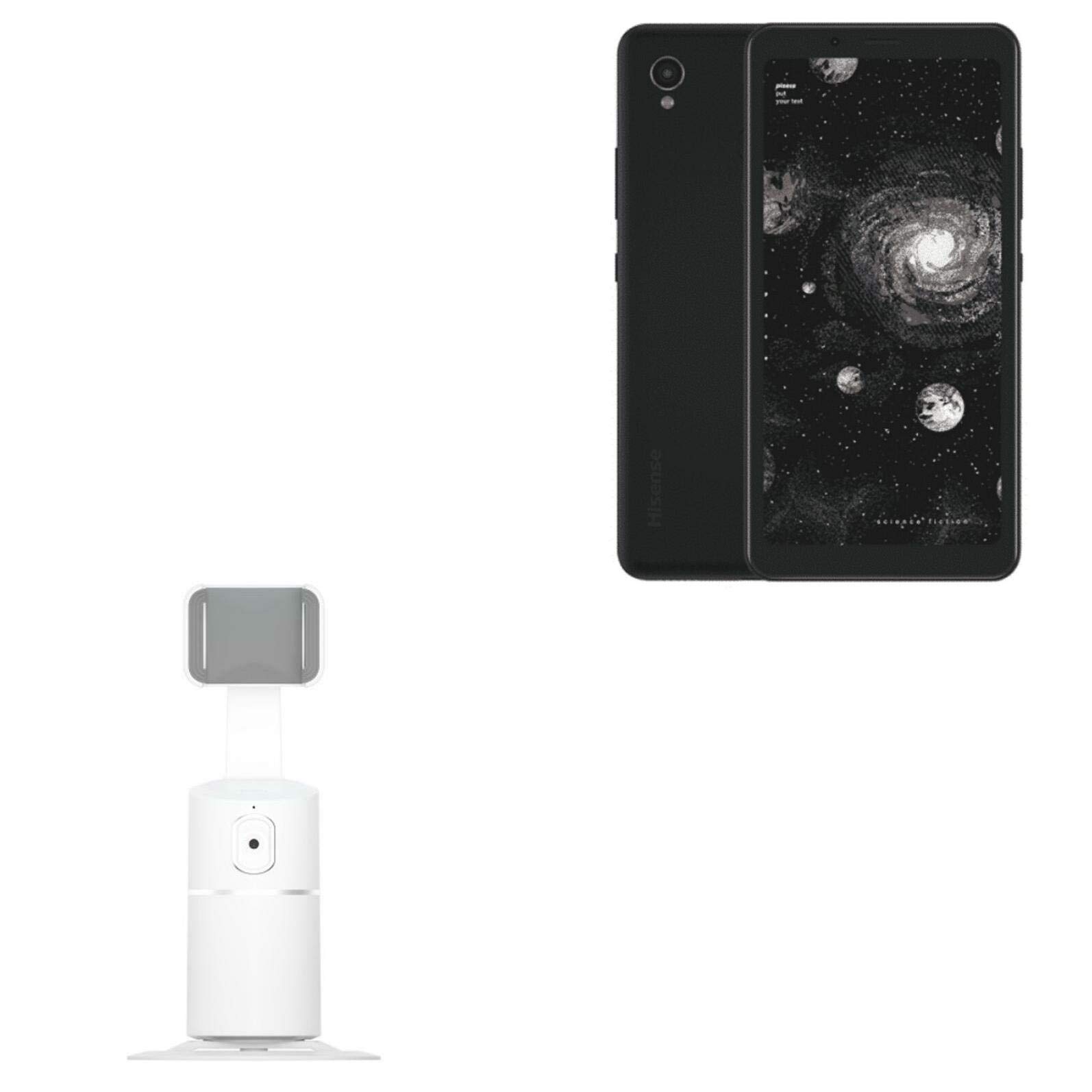 HiSense A5 Pro CC Stand and Mount, BoxWave [PivotTrack360 Selfie Stand] Facial Tracking Pivot Stand 