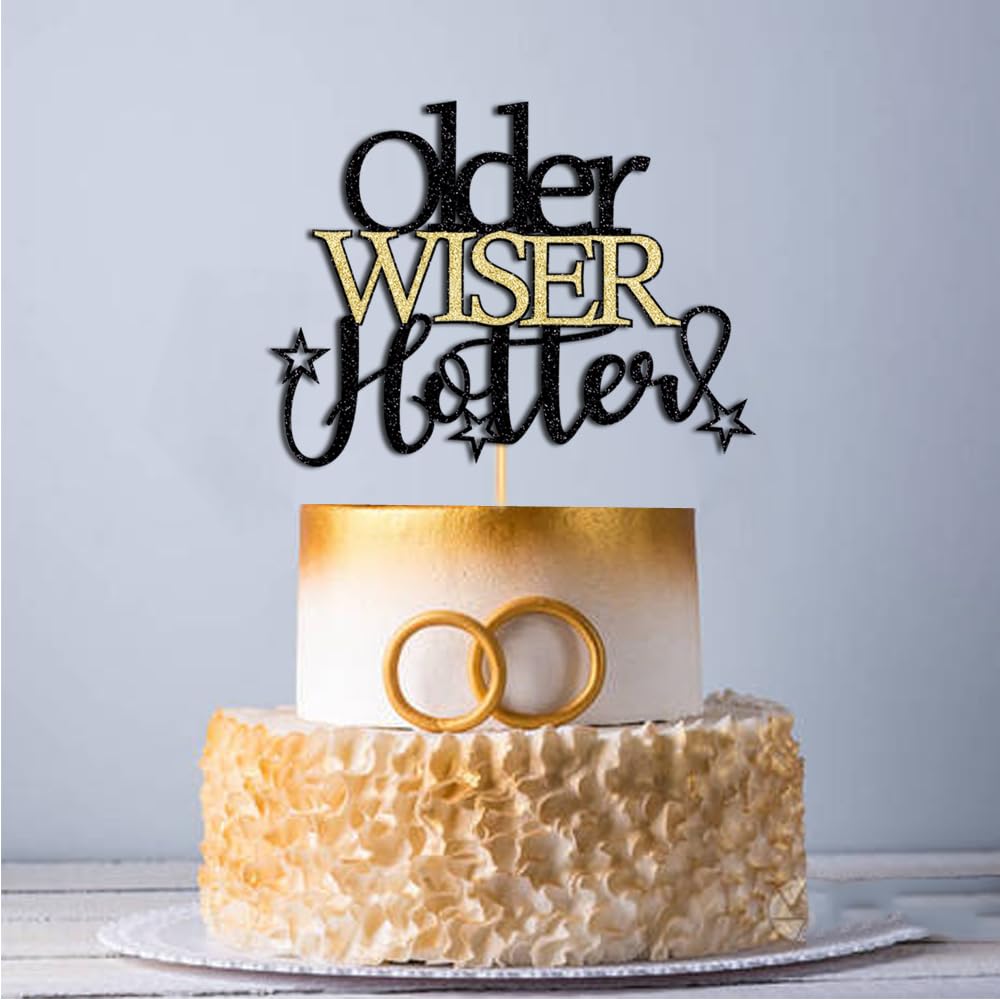 Xo, Fetti Older Wiser Hotter Banner - Iridescent, 3 Ft - View #10