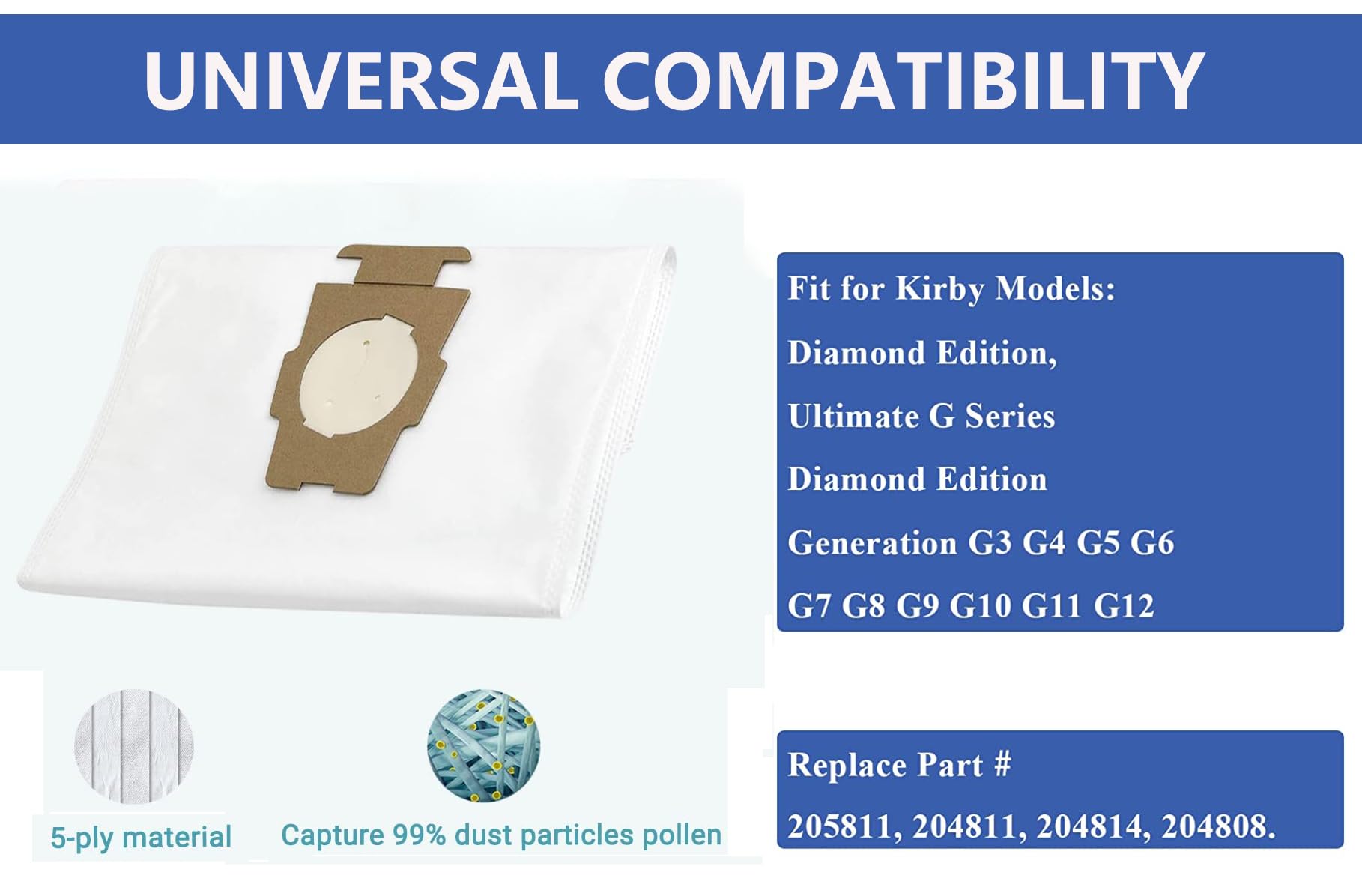 Pieza De Repuesto Para Correas De Aspiradora Kirby 301291 Se Adapta A