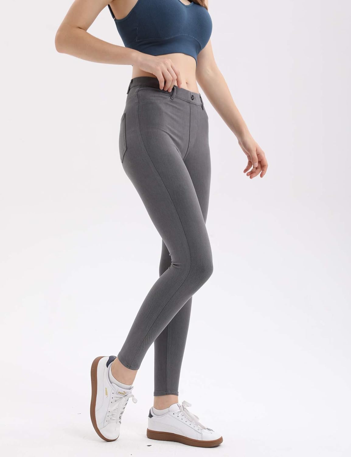 Buy FITATH Women's Mid-Rise Skiny Ankle 