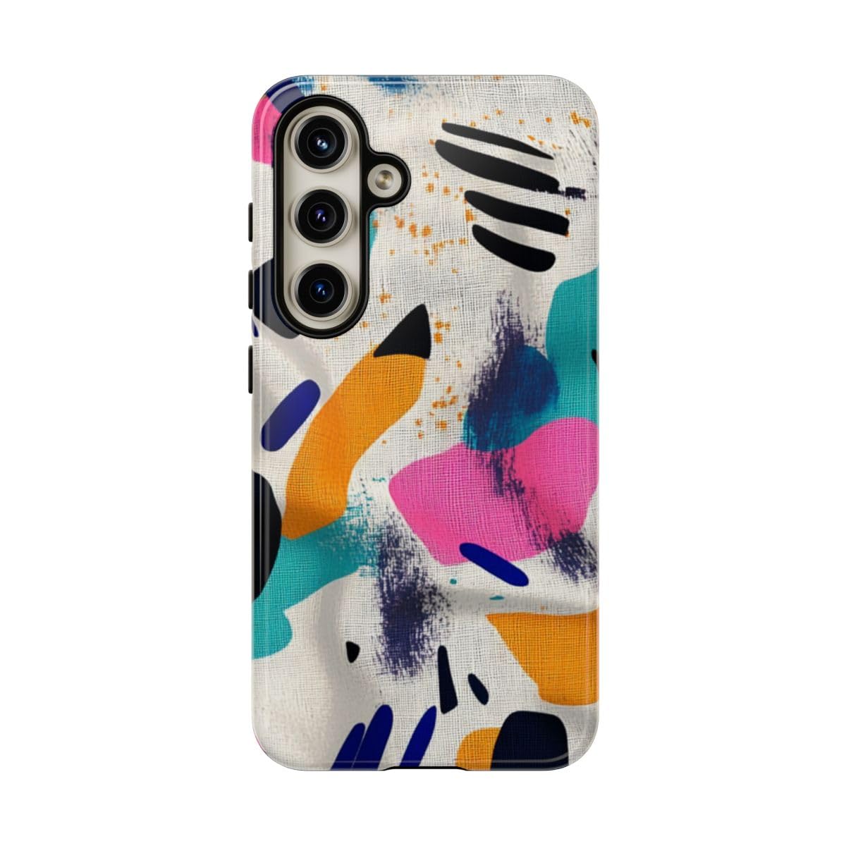Coque Samsung S24 colorée abstraite pour sublimer votre style urbain au quotidien