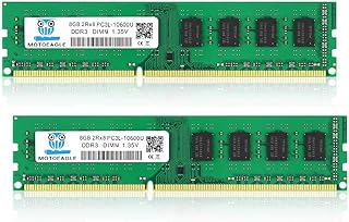 8GB PC3L 10600U DDR3L 1333MHz 16GB Kit (2X8GB) UDIMM 2RX8 RAM CL9 1.35V 240-Pin Non-ECC Unbuffered Desktop Memory