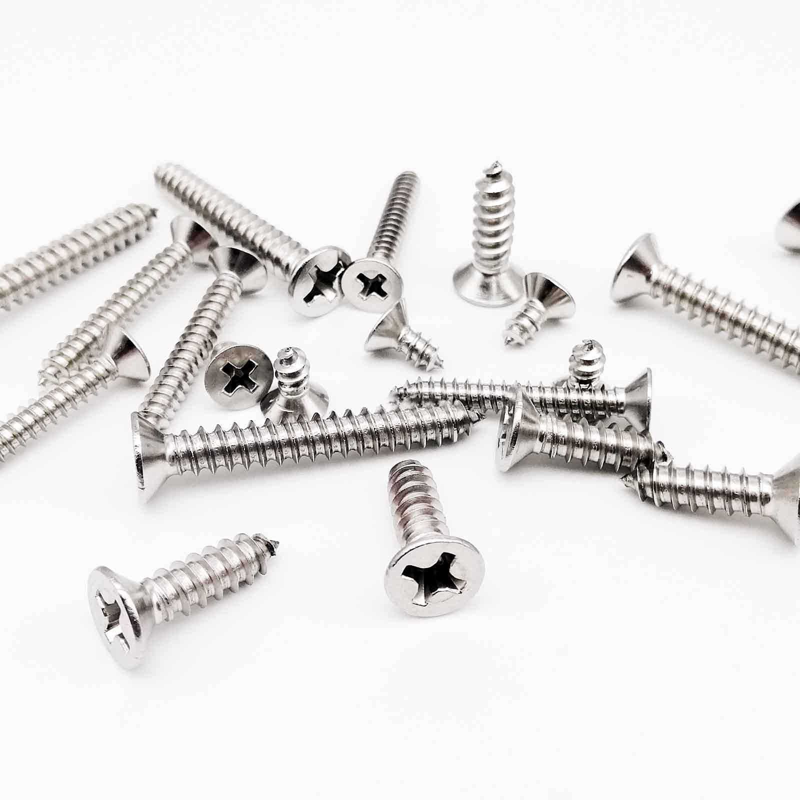 GOONDSD 1300PCS KIT SET M3 304 Cabeza Plana De Acero Inoxidable Tornillo De Toques De Toques Cruzado Roscado Empotrado