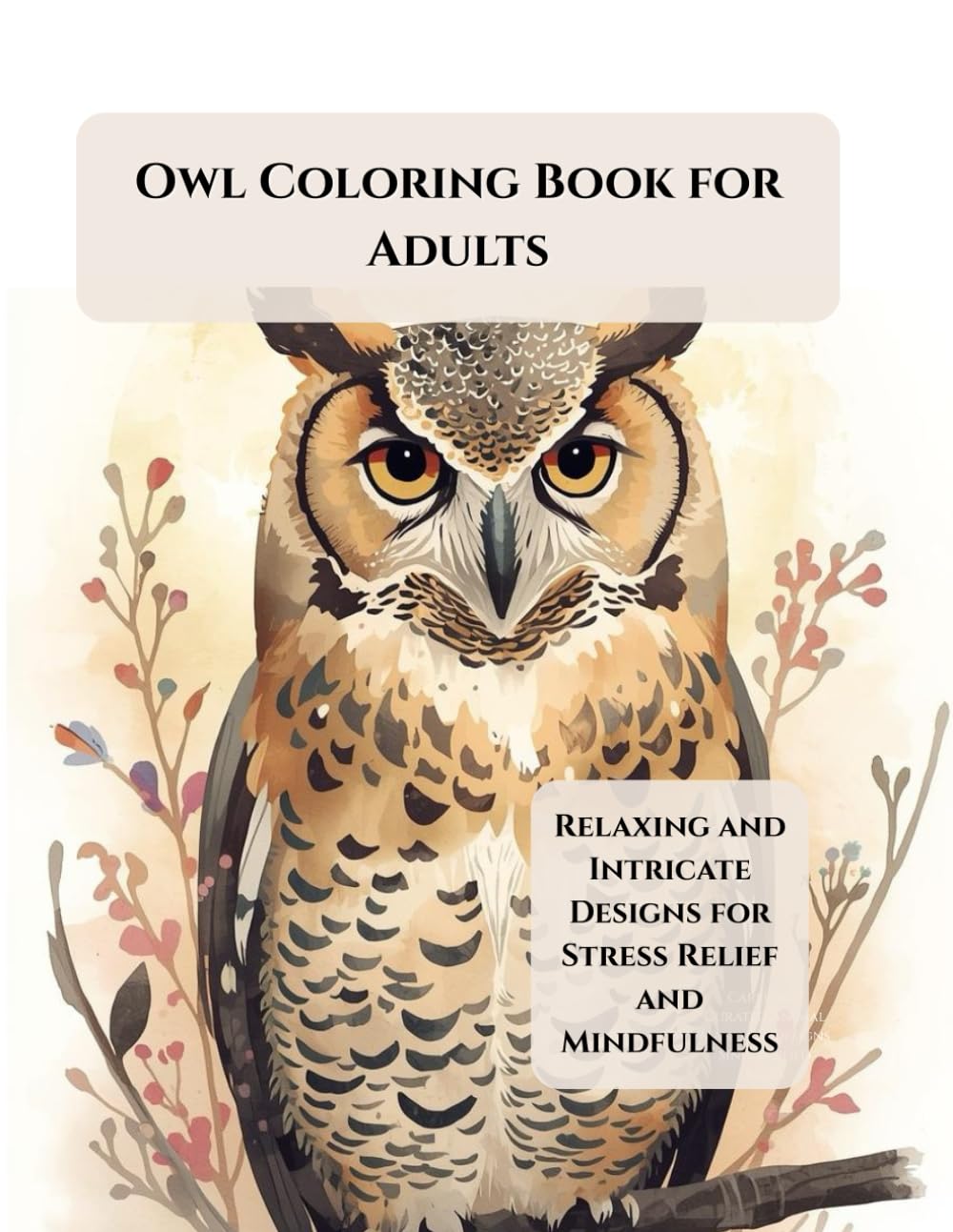 Owl Coloring Book for Adults: Relaxing and Intricate Designs for Stress Relief and Mindfulness (Calm Path Themed Coloring Series)