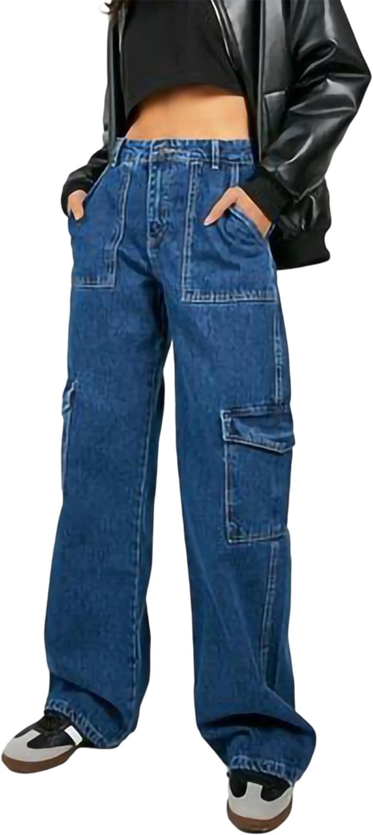 KOTTY High Waist Wide Fit Jeans – Women's Relaxed Denim with Wide Leg