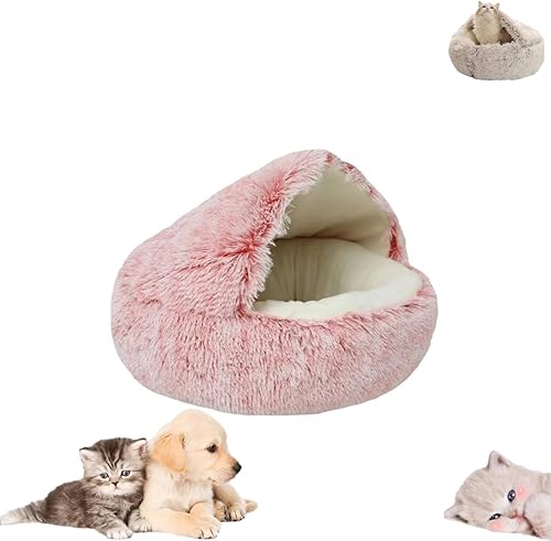 Cozy Cocoon - Cama para mascotas, acogedora cama para mascotas para perros, cama de felpa para mascotas de invierno, acogedora cama para mascotas