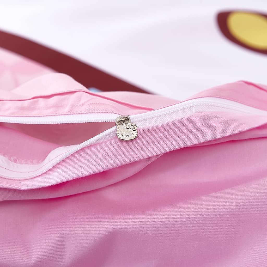 Hello Kitty Cat Pink Quilt  Bedding Set Cute