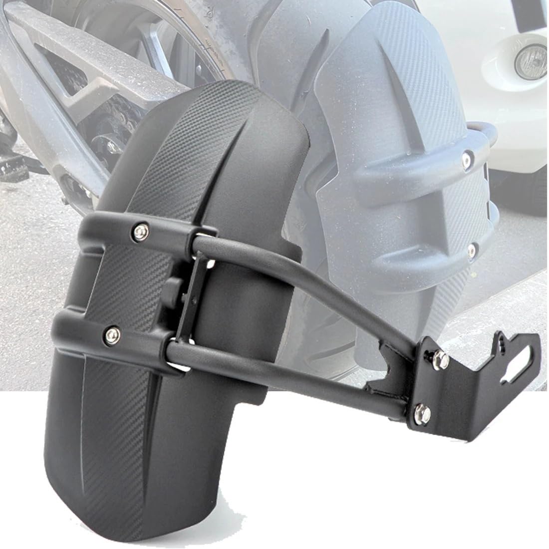Koło przedłużenie błotnika Uniwersalny tylny błotnik motocykla koła Hugger osłona przeciwbryzgowa ochraniacz pleców pasuje do Yamaha Motocykl przedni błotnik