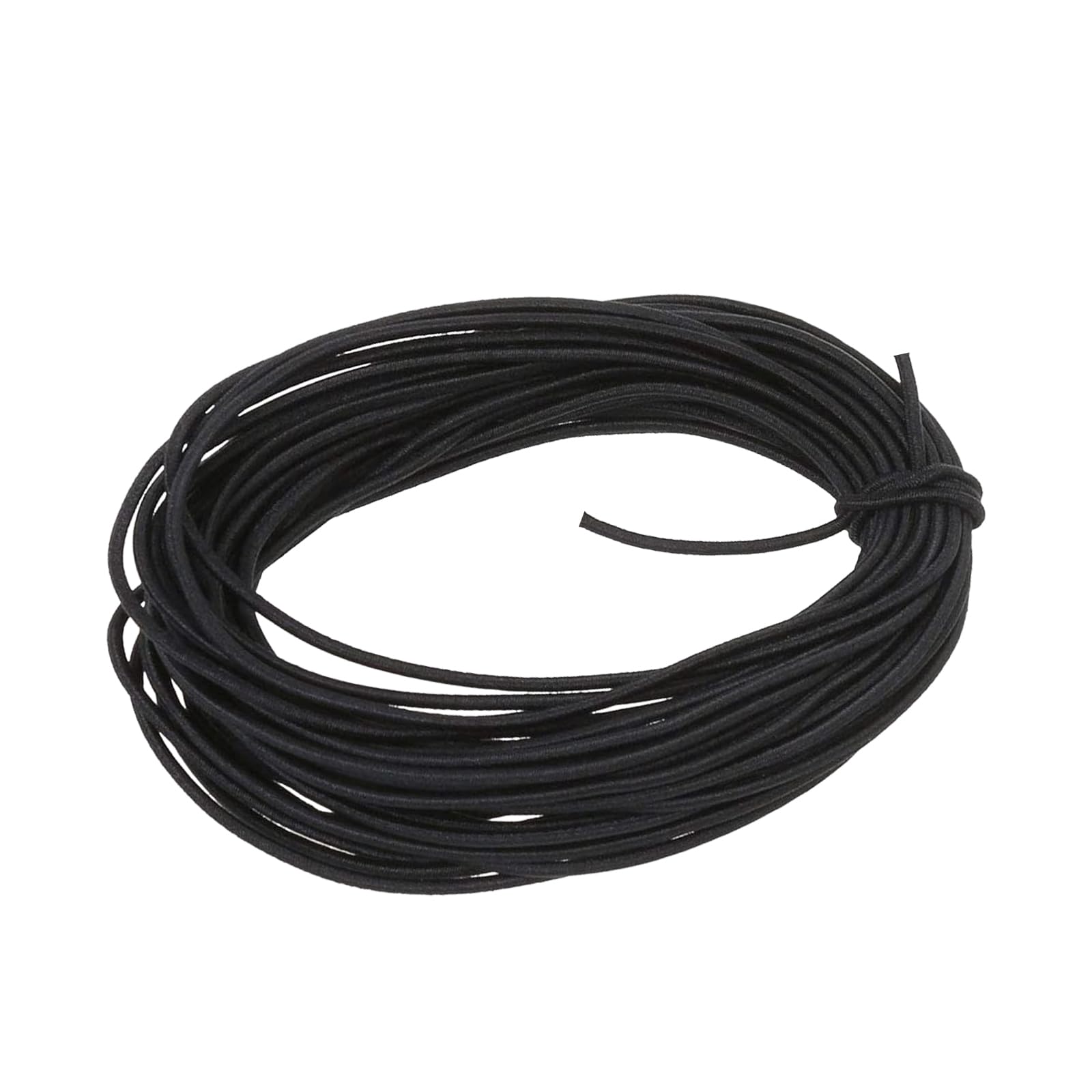 Corde En Caoutchouc,6mm×15m Câble Extenseur, Câble De Tension Résistant Aux Intempéries, Noir Tendeur De Bagages, Voiture & Vélo Câble Extenseur