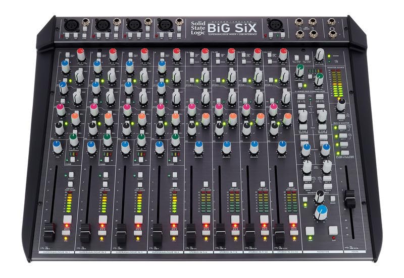 SSL BIG SIX 6 channel Analog Audio Mixer