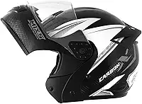 Capacete Escamoteável MIXS Gladiator Carbon Fosco 62 Grafite/Preto/Branco
