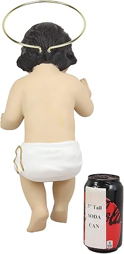 Miniatura 6 de Ebros - Estatua grande de 15.5 pulgadas de largo, estatua decorativa de Jesucristo con halo dorado de 15.5 pulgadas de largo, estatua decorativa de