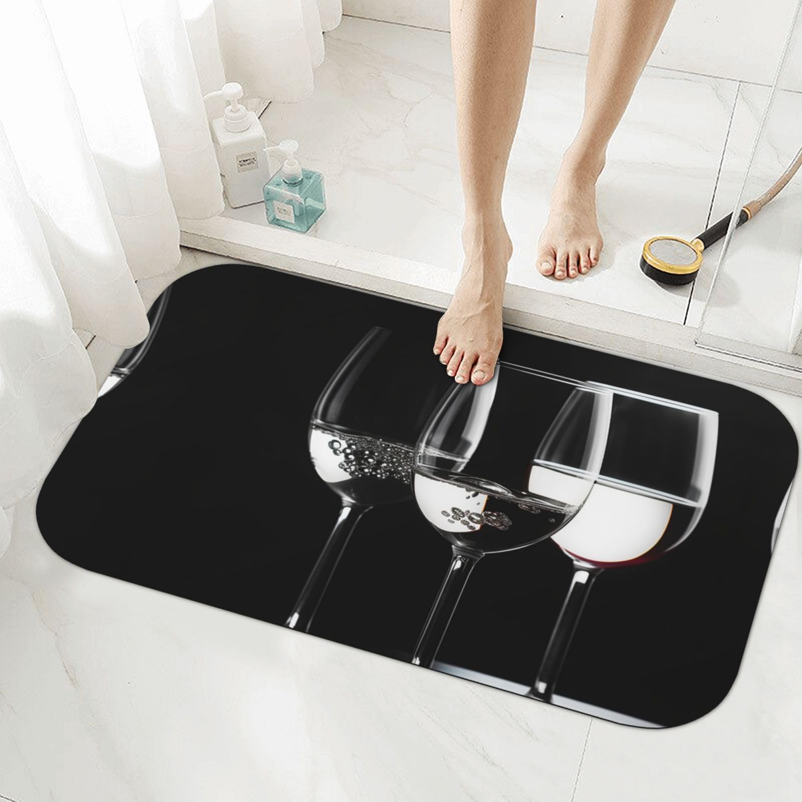 Tapis de bain super absorbant en diatomite à séchage rapide