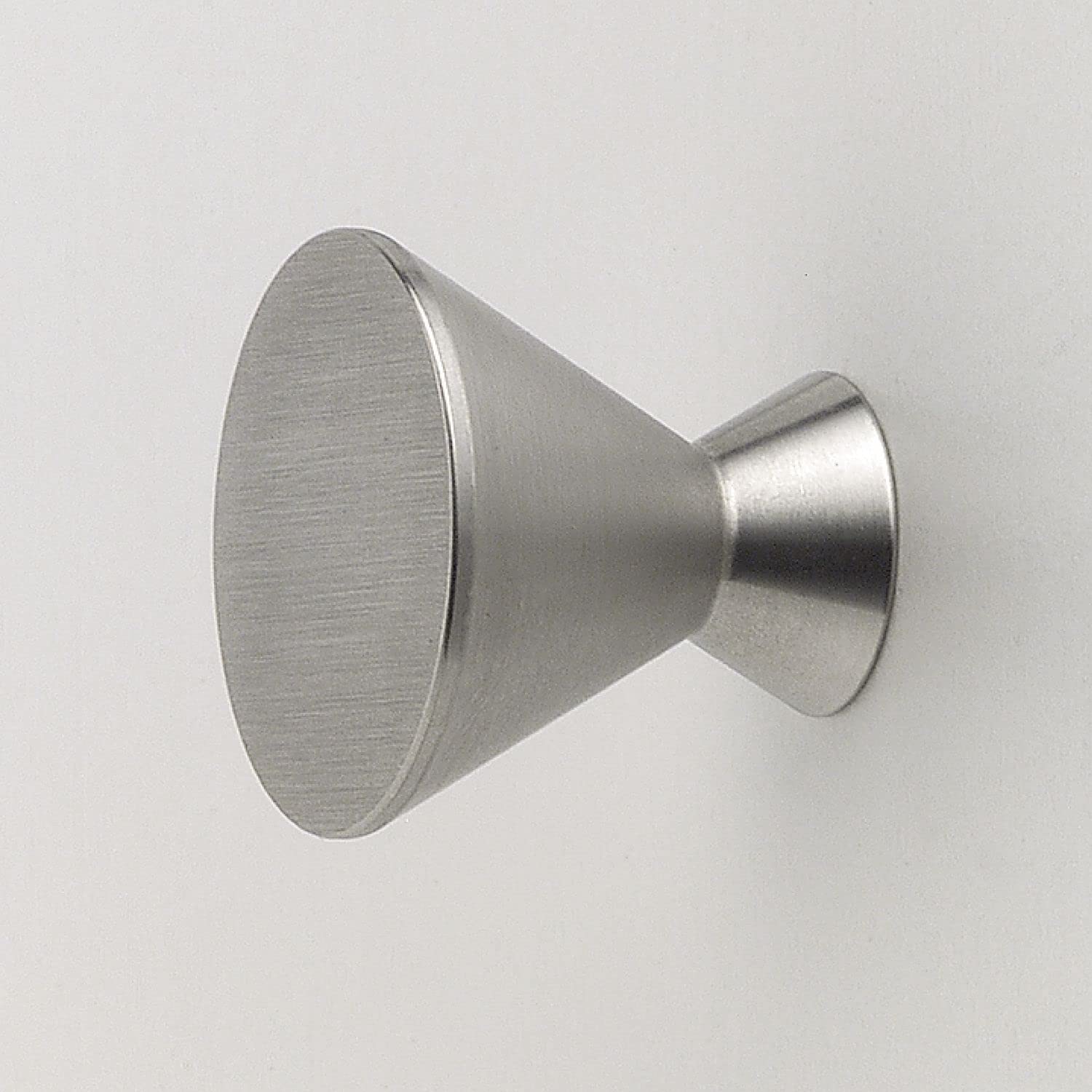 Technik Team MK.20528.20 Sargas Cylindrical Furniture Knob Diameter 28 mm Depth 25 mm Brushed Stainless Steel Silver - Image 2