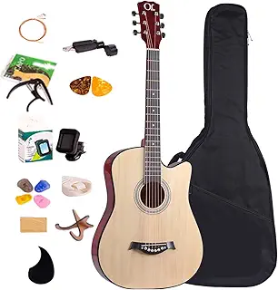 アコースティックギター 初心者12点セット 入門 アコギ セット ギター 初心者 セット【ナチュラル】