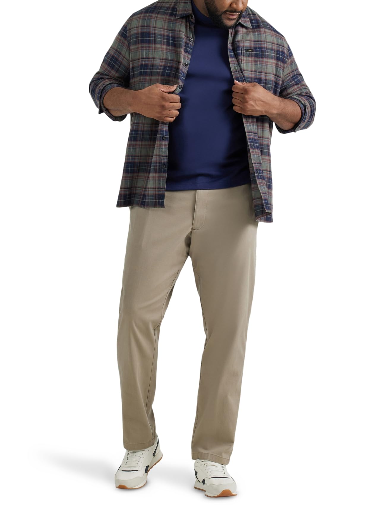 Lee Extreme Motion Flat Front Relaxed Taper Pant - Pantalones Casuales Hombre