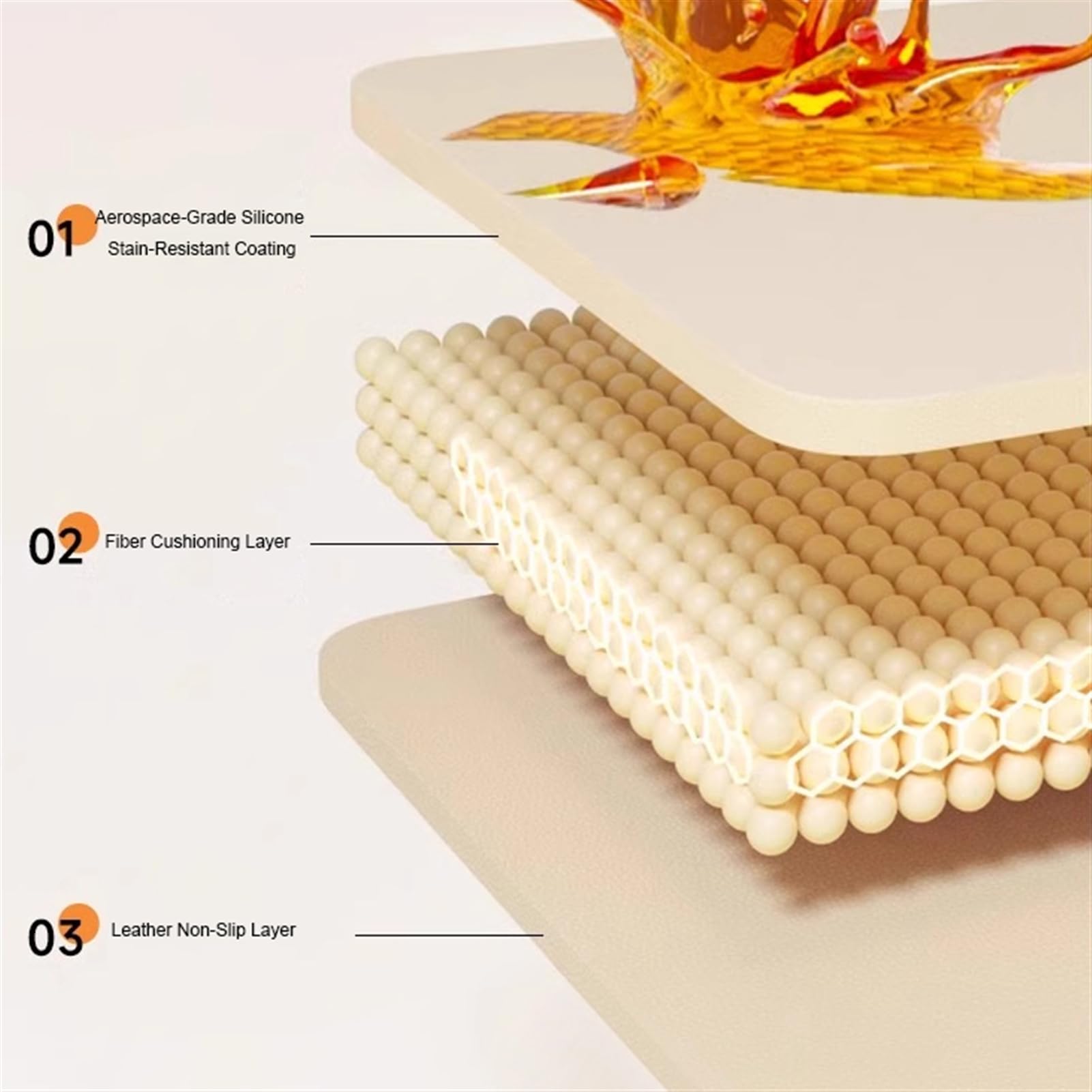 Silikonmatten für Küchentheke, Arbeitsplattenschutz, rutschfeste, hitzebeständige, antihaftbeschichtet, Schutzmatten für Küchentheke, Rosa, 60 x 100 cm