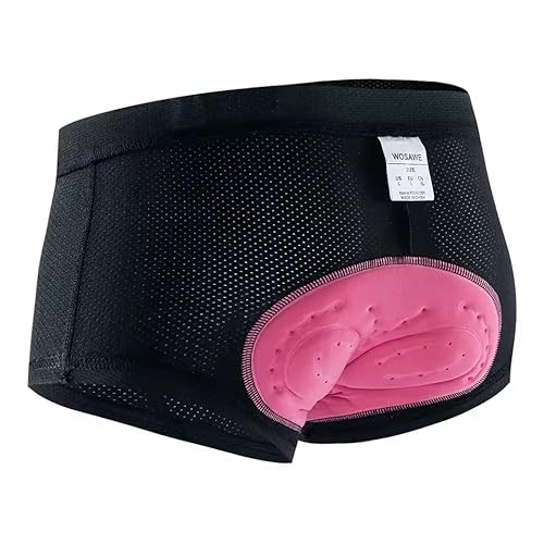 Short feminino de ciclismo 3D com malha respirável acolchoada em gel de BTT para ciclistas de bicicl