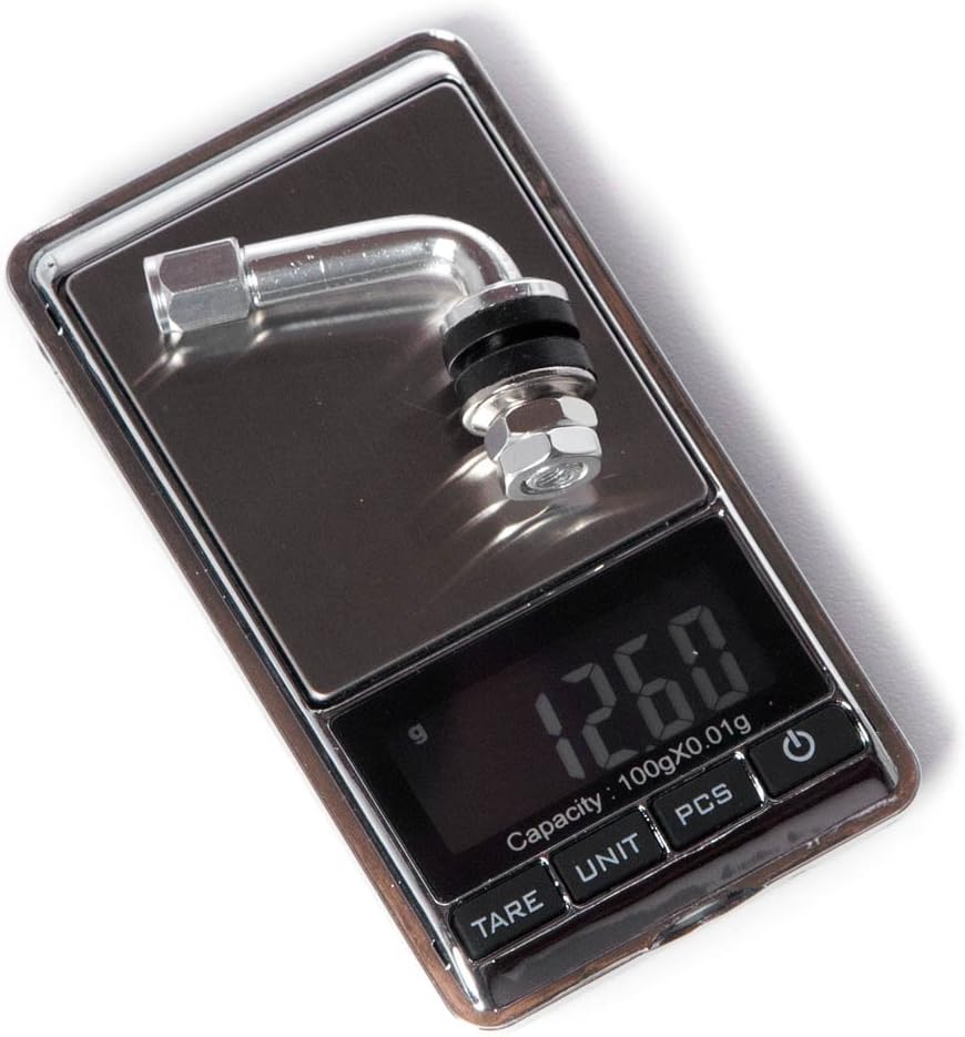 Circuit Performance VS90 Silver Bent 90 Degree Angled Aluminum Bolt-in Valve Stems (Set of 4)
