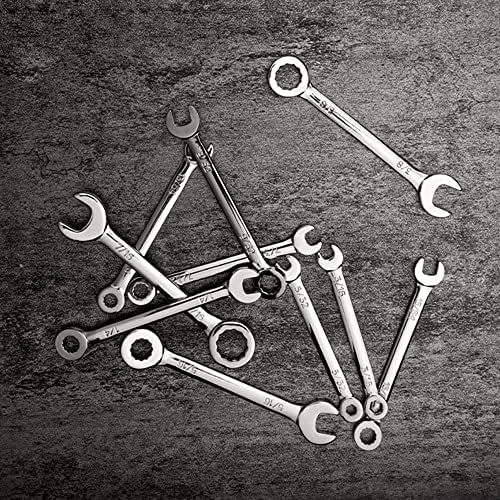 alladaga Mini Combination Wrench Set, Metric and SAE Small Wrench Repair Tools (SAE)