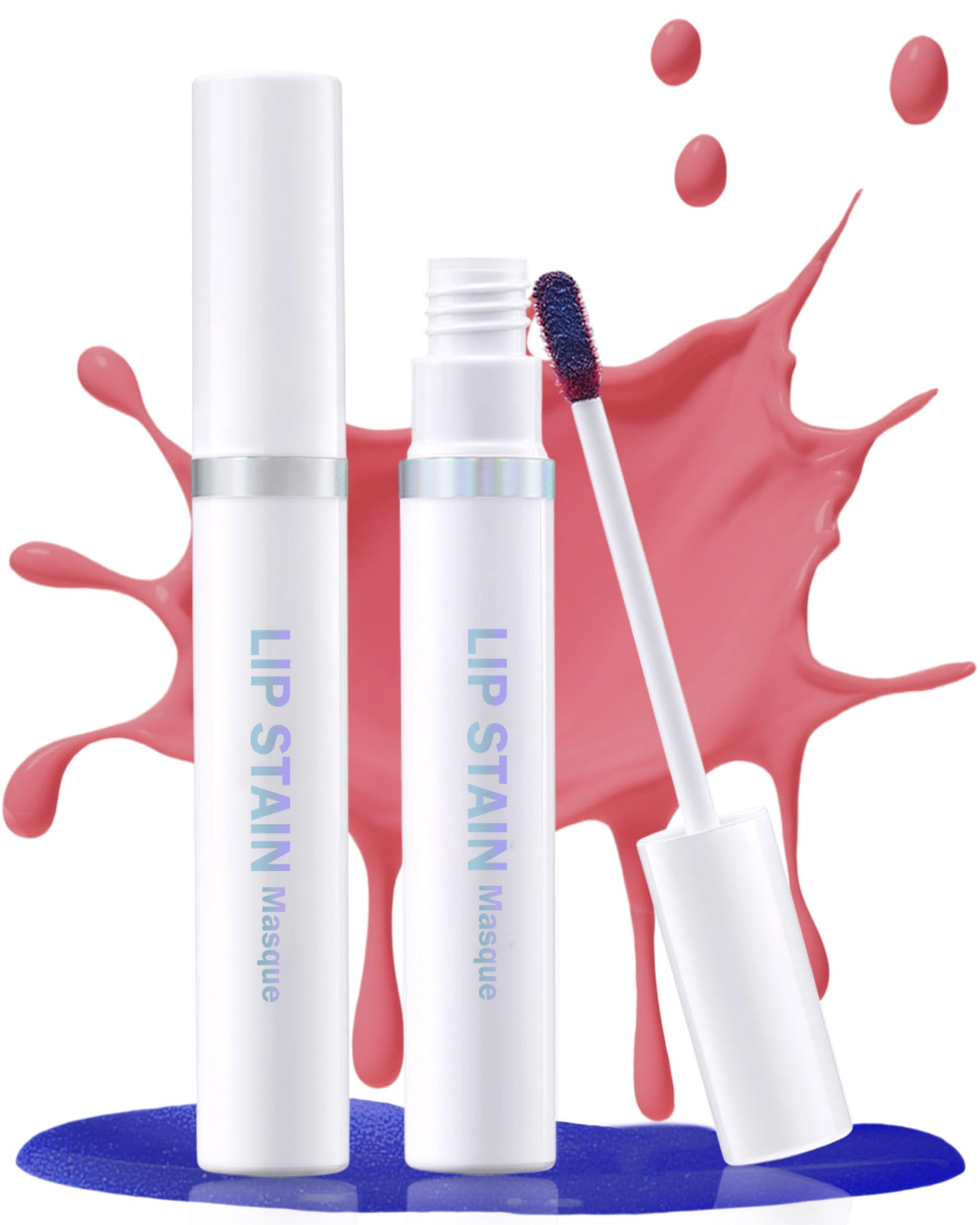 Lip Stain Masque Lip Liner Stain Long Lasting Waterproof Lip Tint Stain Semi-Permanent Lip Tattoo Transfer Proof Non-Drying Matte Finish Suitable for Women's Daily Lip Makeup