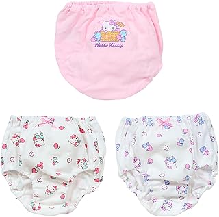サンリオ(SANRIO) キッズショーツ 3枚セット ハローキティ りんご 100cm 綿100% お名前ネーム付き 153583