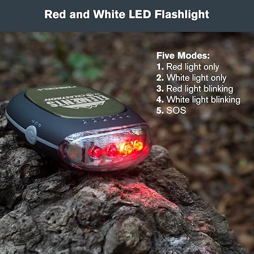 Miniatura 5 de Celestron Elements FireCel Plus - Linterna LED recargable con batería de iones de litio - Herramienta 3 en 1 para exteriores - Calentador de manos