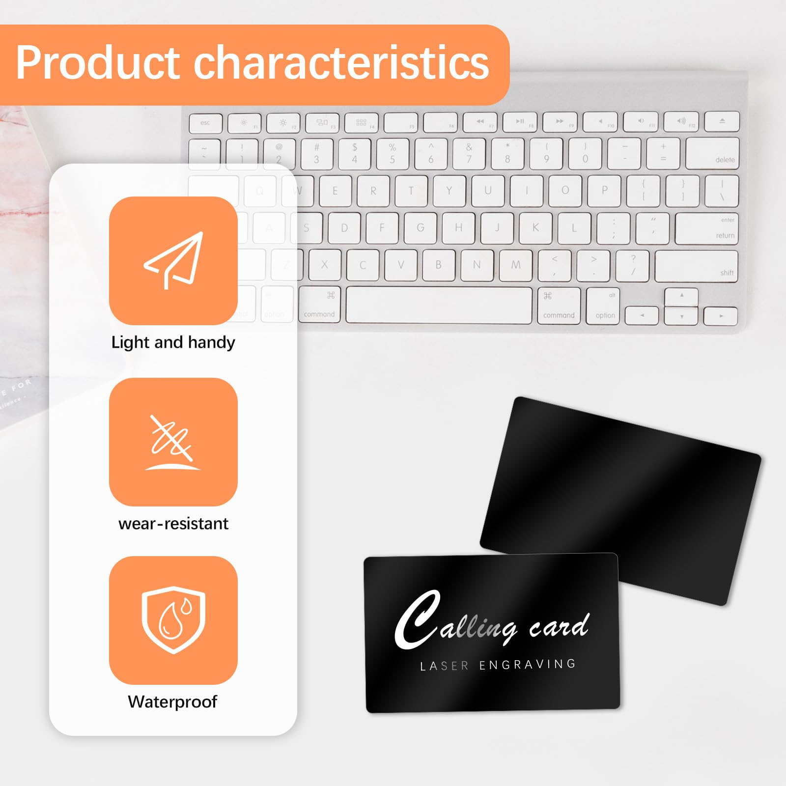 350 tarjetas de visita de metal en blanco, tarjetas de visita de metal de aluminio negro para grabado láser CNC, grabado láser, multiusos, tarjetas de visita personalizadas, grosor en blanco, 0.01