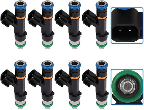 Miniatura 8 de Inyector de combustible, 8 inyectores de combustible económicos aptos para 05-09 para E-250 3door Extended Cargo Van 5.4L. -Kit de reconstrucción de