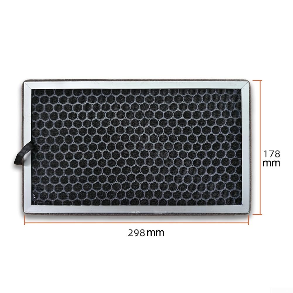 Caja de filtro de sistema de ventilación, purificación de tres capas con prefiltro, carbón activado y HEPA para calidad del aire del ventilador del conducto (150 mm)