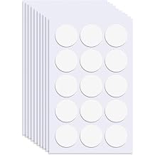 150 Pcs Double Sided Tape Museum Gel Sticky Tack, Removable Non-Marking 30mm/1.18" Round Double Sided Adhesive Dots Poster Putty for Crafts Balloons Festival Home Office Party Decorations